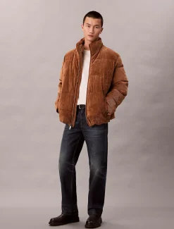 Calvin Klein Kordsamt-Steppjacke^Herren Stepp Jacken|JackenFrisch Eingetroffen