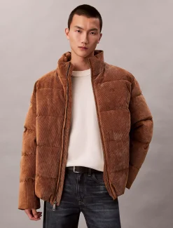 Calvin Klein Kordsamt-Steppjacke^Herren Stepp Jacken|JackenFrisch Eingetroffen