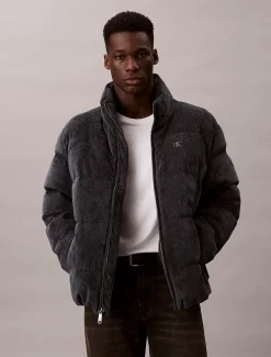 Calvin Klein Kordsamt-Steppjacke^Herren Stepp Jacken|JackenFrisch Eingetroffen