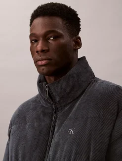 Calvin Klein Kordsamt-Steppjacke^Herren Stepp Jacken|JackenFrisch Eingetroffen