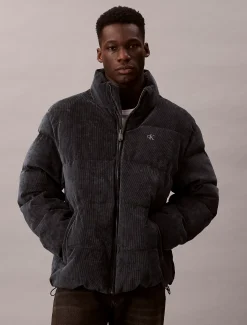 Calvin Klein Kordsamt-Steppjacke^Herren Stepp Jacken|JackenFrisch Eingetroffen