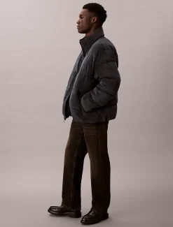 Calvin Klein Kordsamt-Steppjacke^Herren Stepp Jacken|JackenFrisch Eingetroffen