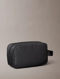 Calvin Klein Kulturbeutel aus Jacquard mit durchgehendem Emblem-Logo^Herren Geldbörsen & Kartenetuis