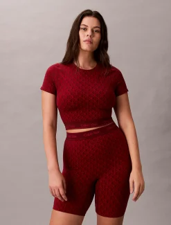 Calvin Klein Kurzarm-Top - Icon Shapewear Logo^Damen Shapewear|Nachtwäsche & Loungewear