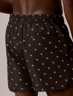 Calvin Klein Kurze Badeshorts mit Kordelzug – CK Essentials^Herren BademodeFrisch Eingetroffen