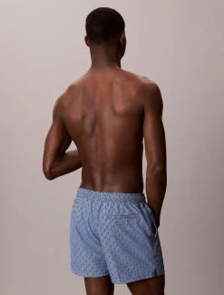 Calvin Klein Kurze Badeshorts mit Kordelzug – CK Essentials^Herren BademodeFrisch Eingetroffen