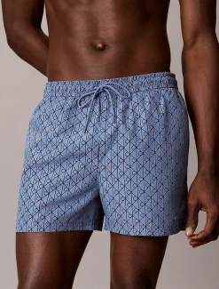 Calvin Klein Kurze Badeshorts mit Kordelzug – CK Essentials^Herren BademodeFrisch Eingetroffen