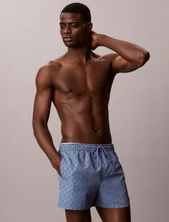 Calvin Klein Kurze Badeshorts mit Kordelzug – CK Essentials^Herren BademodeFrisch Eingetroffen