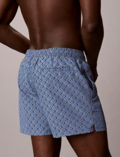 Calvin Klein Kurze Badeshorts mit Kordelzug – CK Essentials^Herren BademodeFrisch Eingetroffen