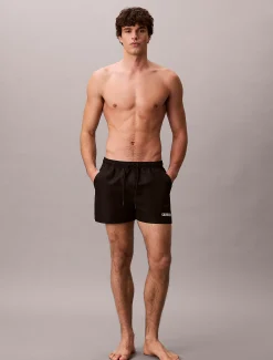 Calvin Klein Kurze Badeshorts mit Kordelzug - Intense Power^Herren BademodeFrisch Eingetroffen