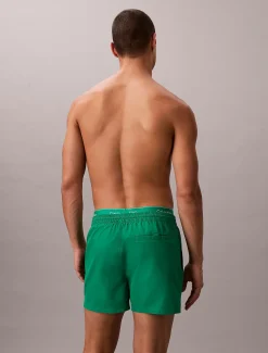 Calvin Klein Kurze Badeshorts mit Kordelzug – CK Essentials^Herren BademodeFrisch Eingetroffen