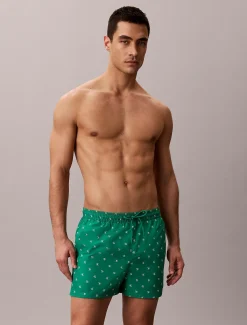 Calvin Klein Kurze Badeshorts mit Kordelzug – CK Essentials^Herren BademodeFrisch Eingetroffen