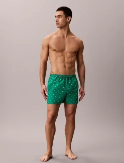 Calvin Klein Kurze Badeshorts mit Kordelzug – CK Essentials^Herren BademodeFrisch Eingetroffen