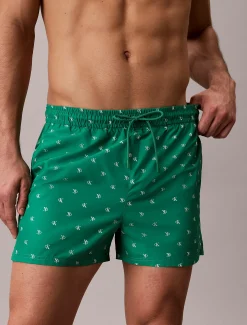 Calvin Klein Kurze Badeshorts mit Kordelzug – CK Essentials^Herren BademodeFrisch Eingetroffen