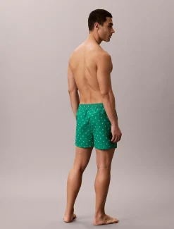 Calvin Klein Kurze Badeshorts mit Kordelzug – CK Essentials^Herren BademodeFrisch Eingetroffen