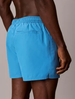 Calvin Klein Kurze Badeshorts mit Kordelzug – CK Essentials^Herren BademodeFrisch Eingetroffen