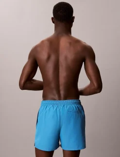 Calvin Klein Kurze Badeshorts mit Kordelzug – CK Essentials^Herren BademodeFrisch Eingetroffen