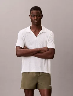 Calvin Klein Kurze Badeshorts mit Kordelzug - Intense Power^Herren BademodeFrisch Eingetroffen