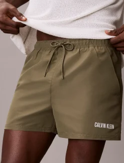 Calvin Klein Kurze Badeshorts mit Kordelzug - Intense Power^Herren BademodeFrisch Eingetroffen