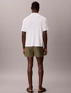 Calvin Klein Kurze Badeshorts mit Kordelzug - Intense Power^Herren BademodeFrisch Eingetroffen