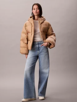 Calvin Klein Kurze Daunenjacke^Damen Stepp Jacken