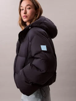Calvin Klein Kurze Daunenjacke^Damen Stepp Jacken