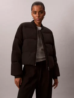 Calvin Klein Kurze Daunen-Steppjacke^Damen Stepp Jacken