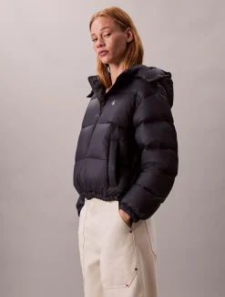 Calvin Klein Kurze Daunen-Steppjacke^Damen Stepp Jacken|JackenFrisch Eingetroffen