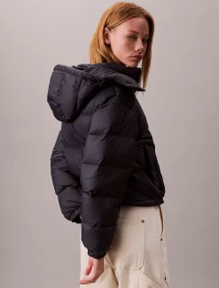 Calvin Klein Kurze Daunen-Steppjacke^Damen Stepp Jacken|JackenFrisch Eingetroffen