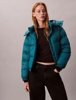Calvin Klein Kurze Daunen-Steppjacke^Damen Stepp Jacken|JackenFrisch Eingetroffen