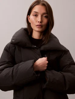 Calvin Klein Kurze Daunen-Steppjacke^Damen Stepp Jacken|JackenFrisch Eingetroffen