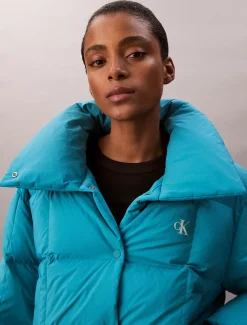 Calvin Klein Kurze Daunen-Steppjacke^Damen Stepp Jacken|JackenFrisch Eingetroffen