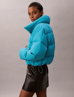 Calvin Klein Kurze Daunen-Steppjacke^Damen Stepp Jacken|JackenFrisch Eingetroffen