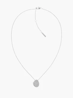 Calvin Klein Kurze Halskette mit Kristallanhänger^Damen Uhren & Schmuck