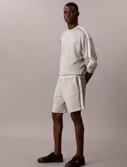 Calvin Klein Kurze Sporthose aus French-Terry-Baumwoll-Mix^Herren Hosen & Shorts|Hosen & Shorts