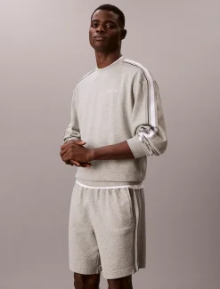 Calvin Klein Kurze Sporthose aus French-Terry-Baumwoll-Mix^Herren Hosen & Shorts|Hosen & Shorts