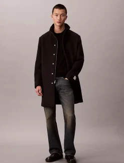 Calvin Klein Kurzmantel aus Wollgemisch^Herren Mäntel