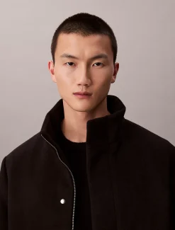 Calvin Klein Kurzmantel aus Wollgemisch^Herren Mäntel