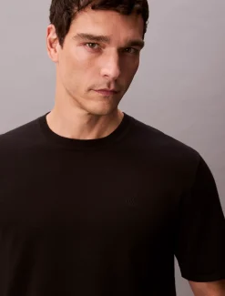 Calvin Klein Kurzärmeliger Pullover aus Pima-Baumwolle^Herren Strickdesigns
