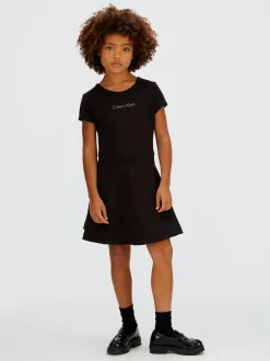 Calvin Klein Kurzärmliges Milano-Kleid^Kinder Kleider & Röcke|Kleidung