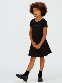 Calvin Klein Kurzärmliges Milano-Kleid^Kinder Kleider & Röcke|Kleidung
