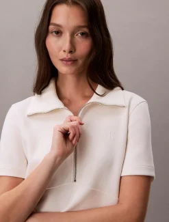 Calvin Klein Kurzärmliges Minikleid mit Reißverschluss^Damen Kleider & Röcke