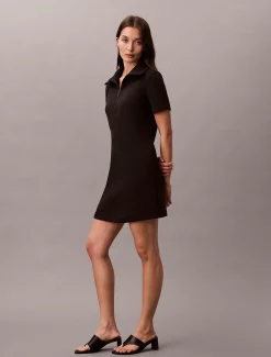 Calvin Klein Kurzärmliges Minikleid mit Reißverschluss^Damen Kleider & Röcke