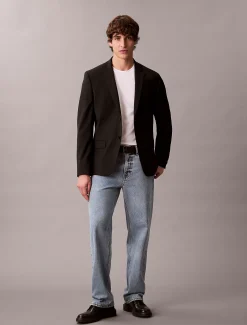 Calvin Klein Langarm-T-Shirt aus Supima-Baumwoll-Interlock^Herren T-shirts