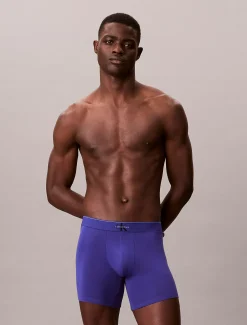 Calvin Klein Lange Boxershorts - Graphic Monogram Cotton Stretch^Herren Slips|Boxers