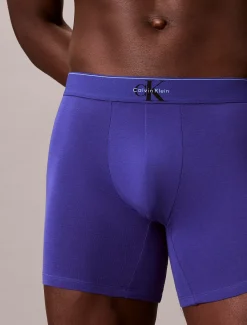 Calvin Klein Lange Boxershorts - Graphic Monogram Cotton Stretch^Herren Slips|Boxers