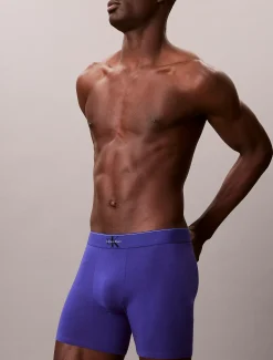 Calvin Klein Lange Boxershorts - Graphic Monogram Cotton Stretch^Herren Slips|Boxers