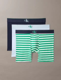 Calvin Klein Lange Boxershorts - Graphic Monogram Cotton Stretch^Herren Slips|Boxers