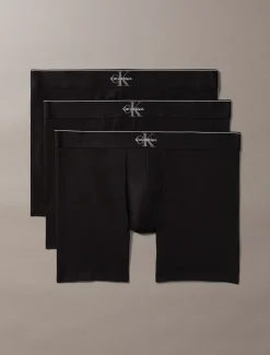 Calvin Klein Lange Boxershorts - Graphic Monogram Cotton Stretch^Herren Slips|Boxers