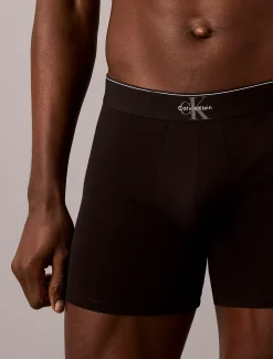 Calvin Klein Lange Boxershorts - Graphic Monogram Cotton Stretch^Herren Slips|Boxers